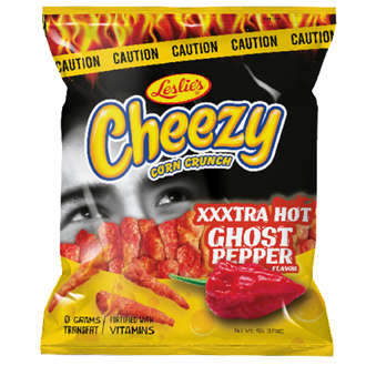 Leslie Cheezy Corn Crunch - Ghost Pepper 130g